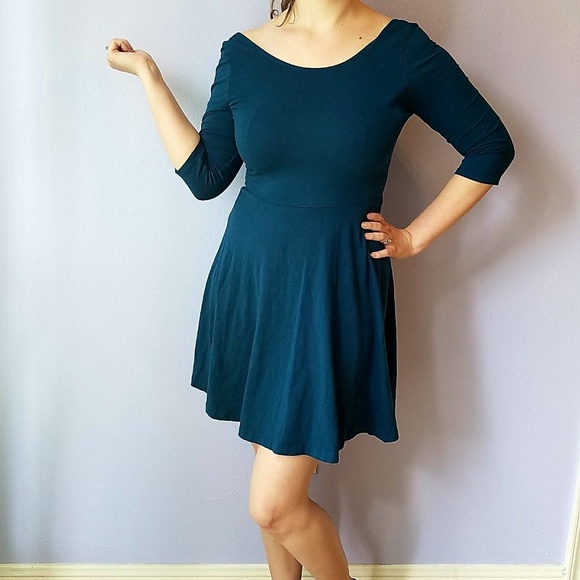 Express Dresses & Skirts - Express 3/4 sleeve Casual Dress boat neck